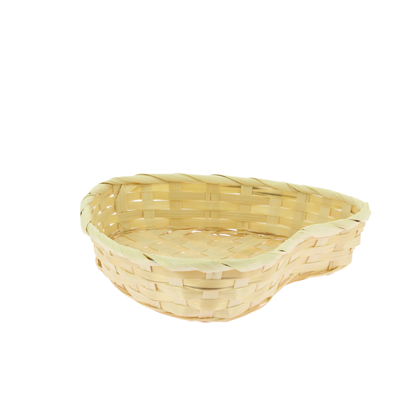 Corbeille coeur bambour rouge Corso 23x21 -_2