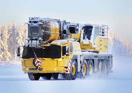 Grue automotrice GMK5250L-1 - Manitowoc Cranes - Charge maximum 250 t, 5 essieux, haute performance_2