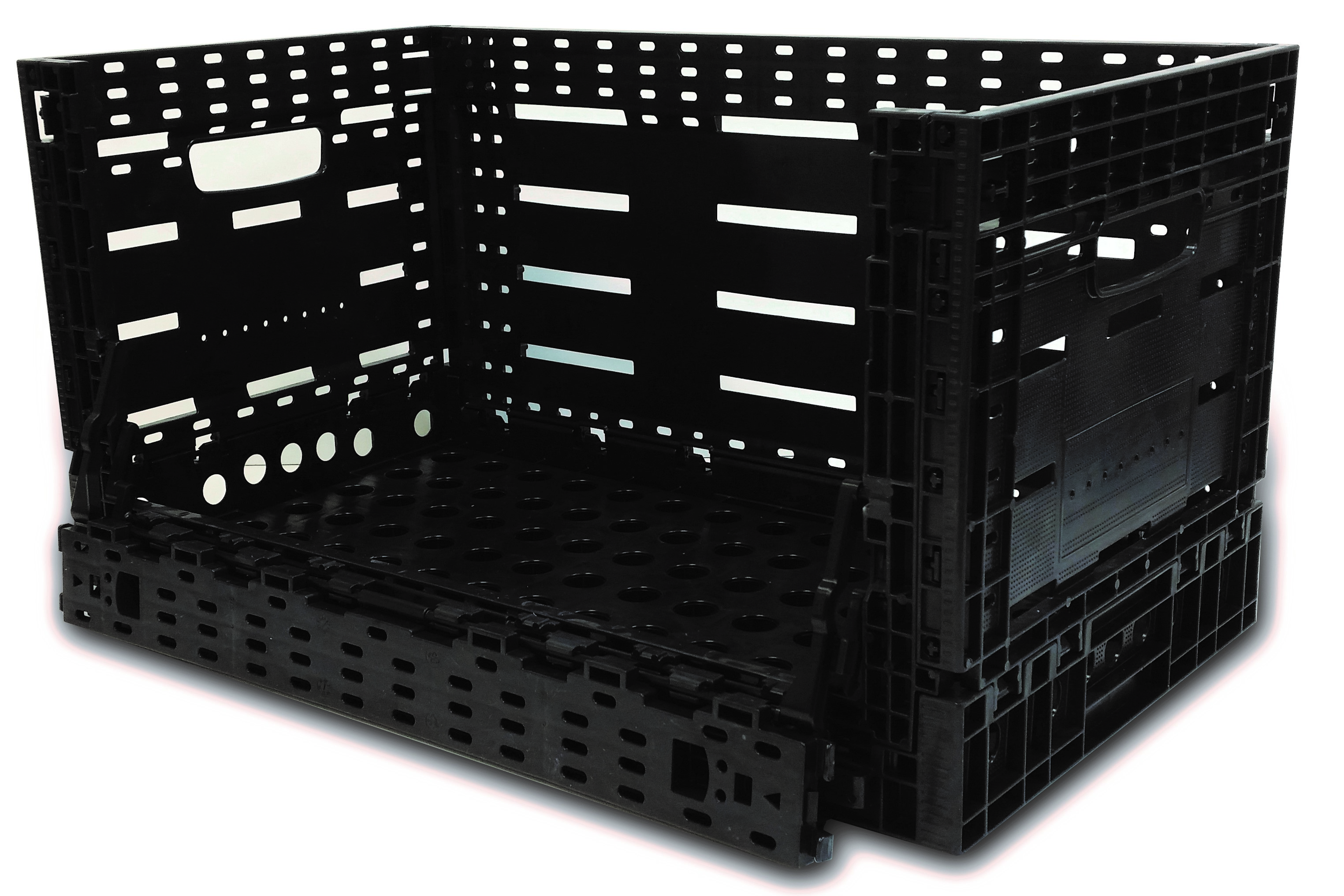 Bac pliable pour œufs - conteneur réutilisable avec ouverture unique pour la vente au détail_2