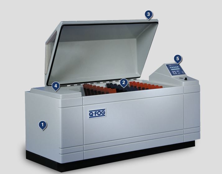 Q-FOG CRH Cyclic - Enceinte Brouillard Salin - Q-Lab - Régulation en Hygrométrie et Fonction Douche_2