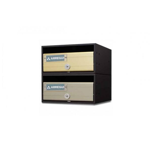 Liberty - Arregui - Boîte aux lettres collective intérieure en acier et aluminium - Antivandalisme et sécurité EN13724_2