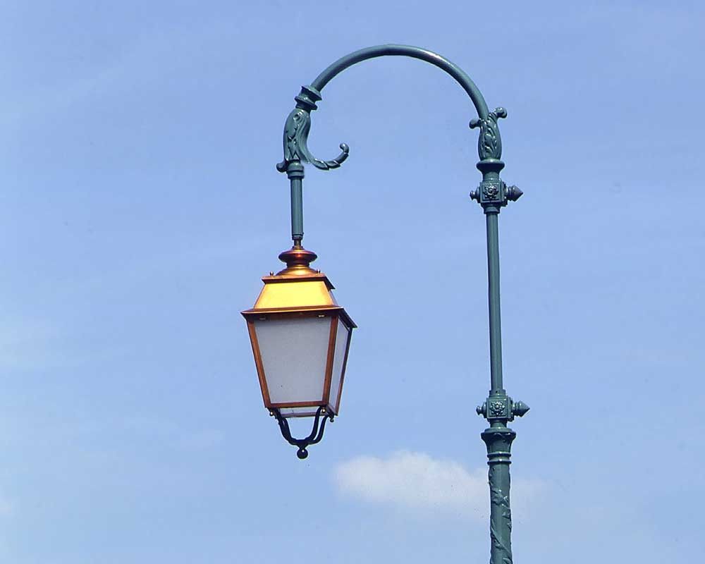 Support de montage suspendu Metropole avec fixation Ø 27 pdg ou Ø 34 pdg