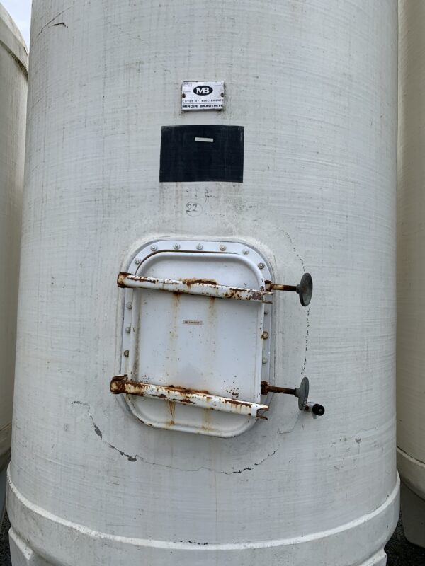 2 cuves miroir Brauthite 125 hl d'occasion - sur pieds, Ø 2000, hauteur 4600, avec équipements intégrés_2