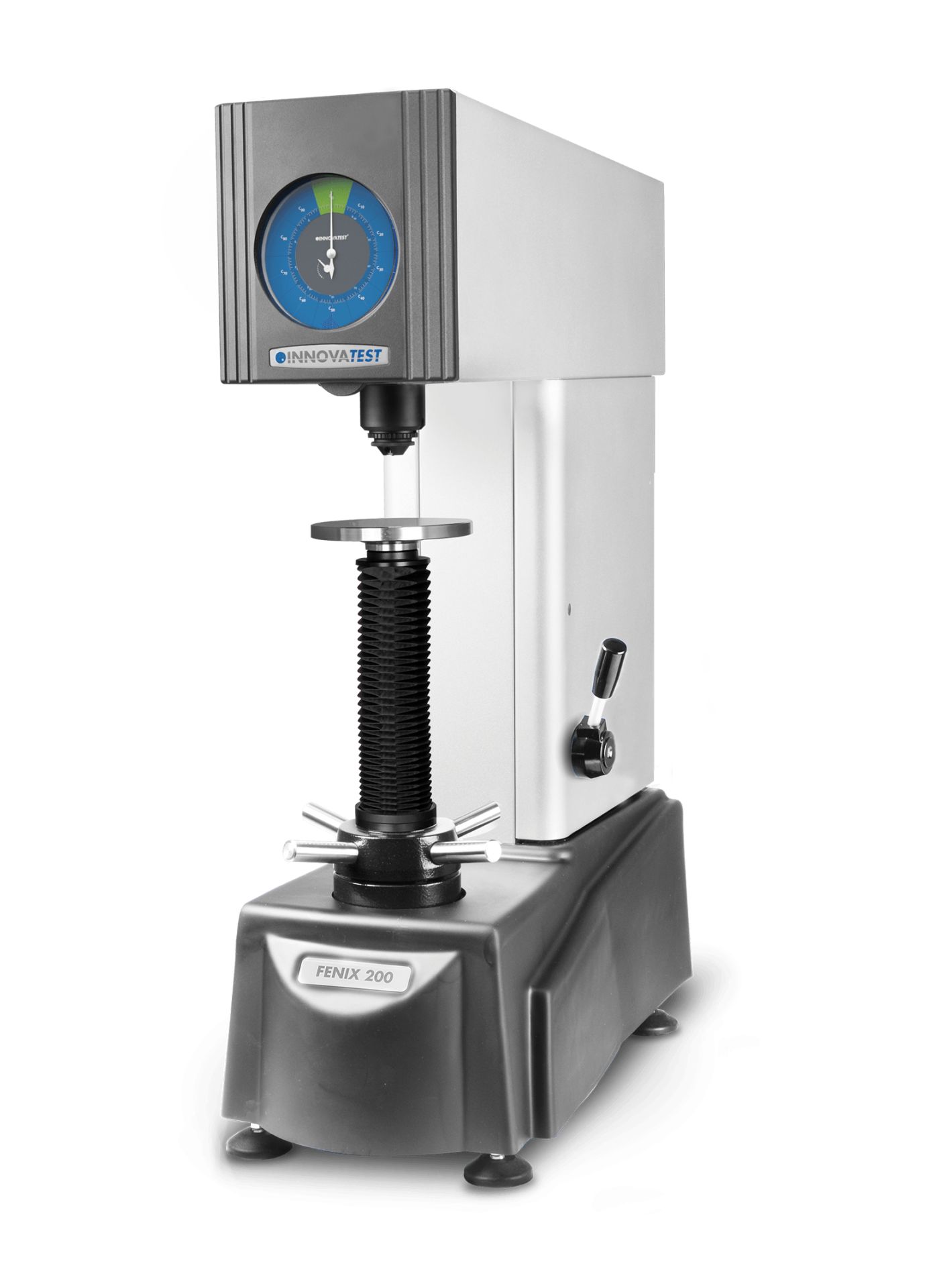 Duromètre Rockwell mécanique et robuste - FENIX 200AR - INNOVATEST FRANCE, sans électricité avec châssis en acier rigide_0