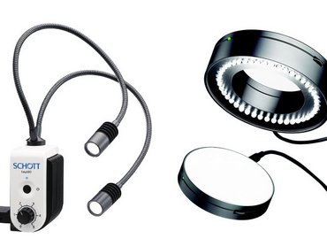 Éclairage à fibre optique pour microscopie - SCHOTT - Gamme KL, EasyLED, VisiLED et Annulaire UV_2