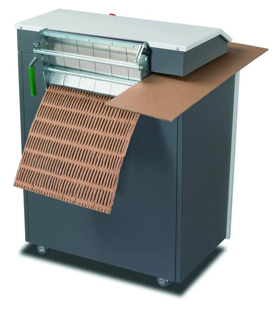 Matelasseur de carton haute performance 2000W -Débit horaire 80 kg/h - HSM ProfiPack P425_2
