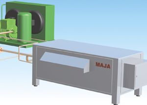Machine à glace écailles sans groupe frigorifique - MAJA RVH 9000 - 9000 kg/24h - HY-GEN avec évaporateur rotatif_2