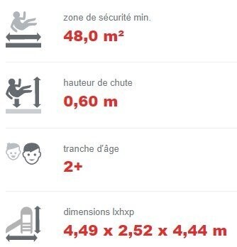 Jeu multi tours tous petits pour aire de jeux - Conforme EN1176 - Référence BT11580 - Structure en acier inoxydable et plastiques PEHD_2