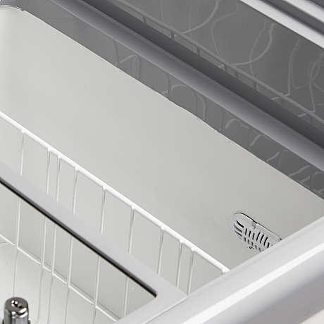 Congélateur coffre élégant avec couvercles coulissants vitrés plats - 218 L | Tefcold - NIC301SC_2