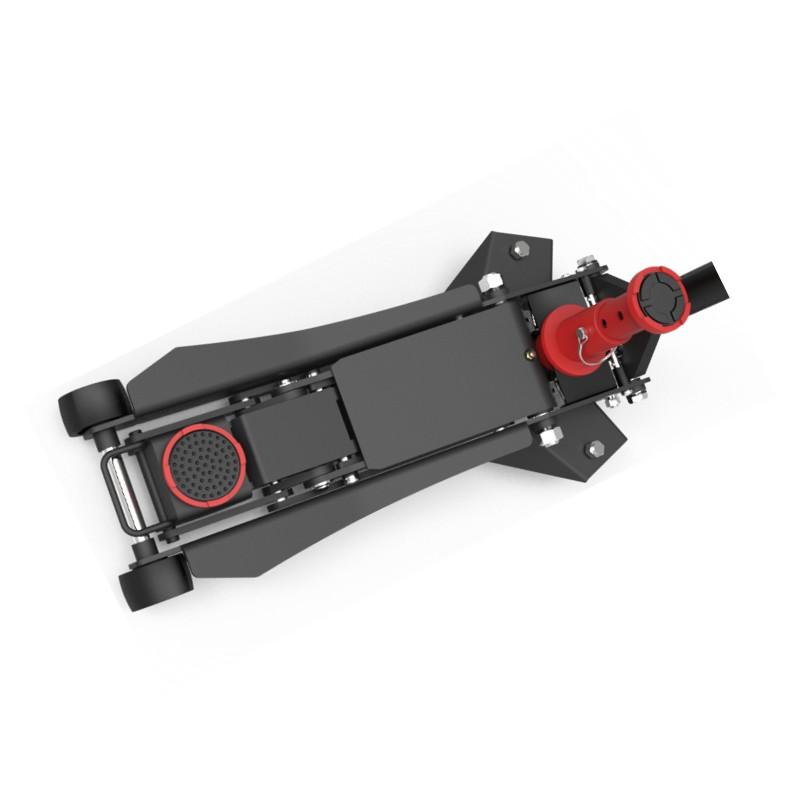 Cric rouleur hydraulique à profil bas avec bras de levage pliable de 2/3 tonnes_2