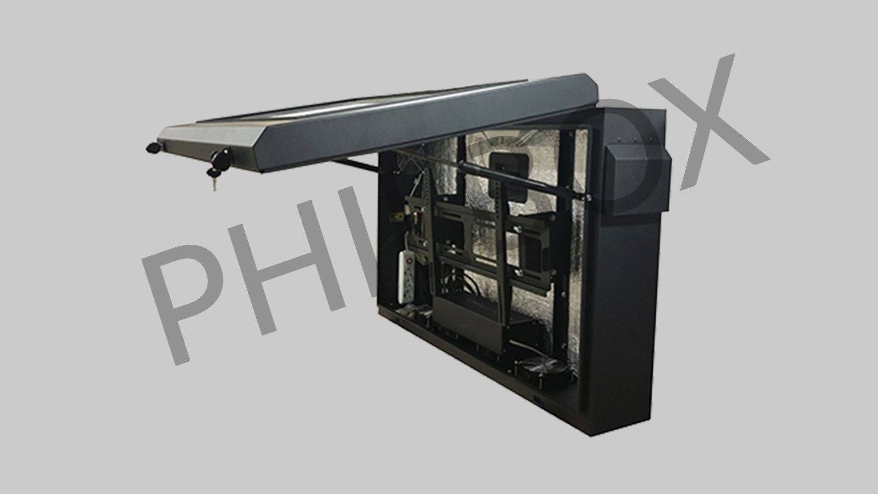 Caisson de protection pour ecran plat étanche antivandale livraison 48h_2