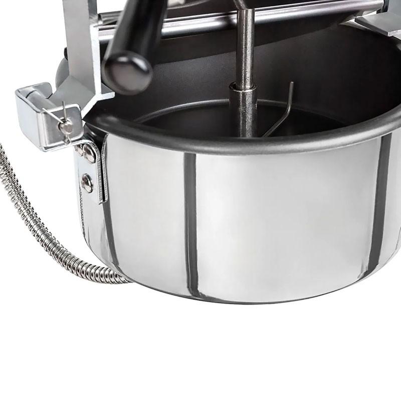 Machine à pop-corn professionnelle double 10 kg/h - Noire_2