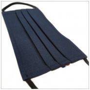 Mask3p-bleumarine - masque en tissu - VDM - 3 plis - 100% coton bio - lavable à 60 degrés - fabrication française_2