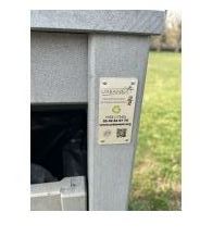 Poubelle publique 50L - 100% recyclé - Résistante et imputrescible_2