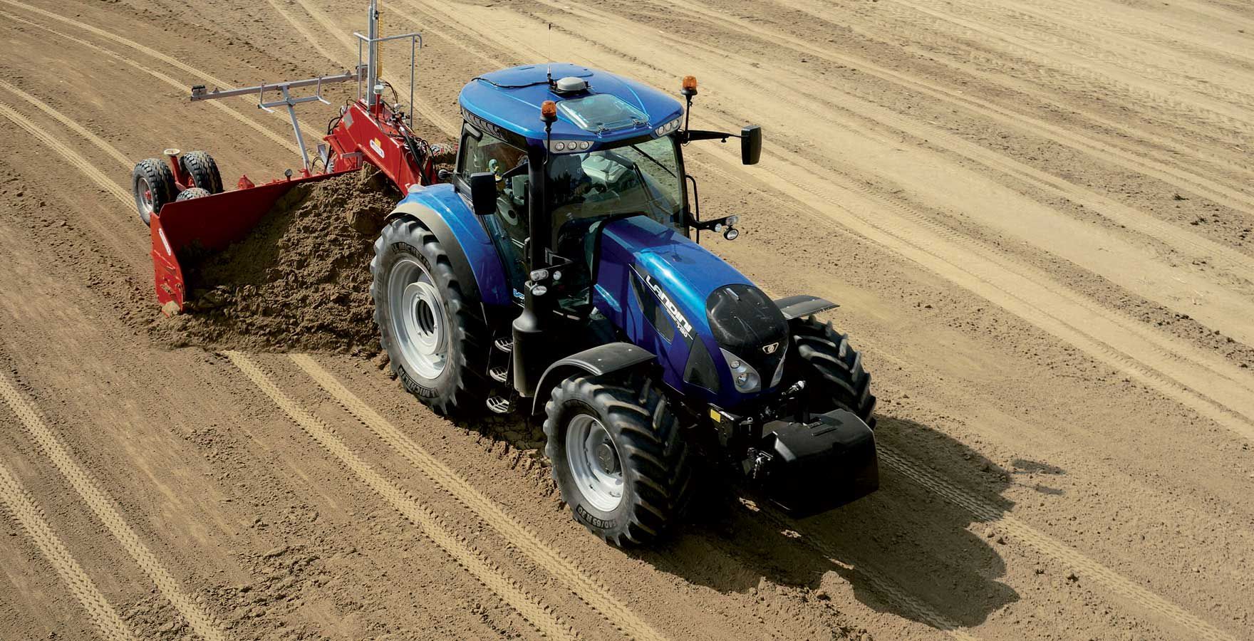 Tracteur Série 7 Landini équipé de moteurs répondant aux normes Tier 4 Final