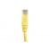 Cordon RJ45 Catégorie 6 U/UTP Jaune - 25m - Cuivre - Fréquence 250 MHz - Garantie 20 ans_2