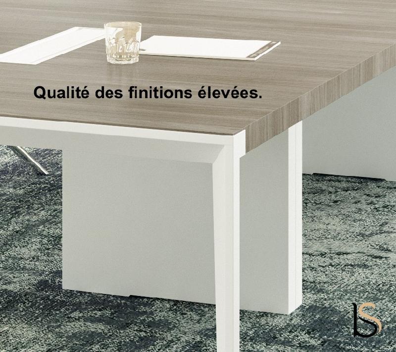 Grande table de réunion X9 - Officity - Anthracite, Ébène_2
