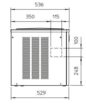 Mf 36 ws machine à glace en grains - scodif scotsman - 200 kg/24 h_2