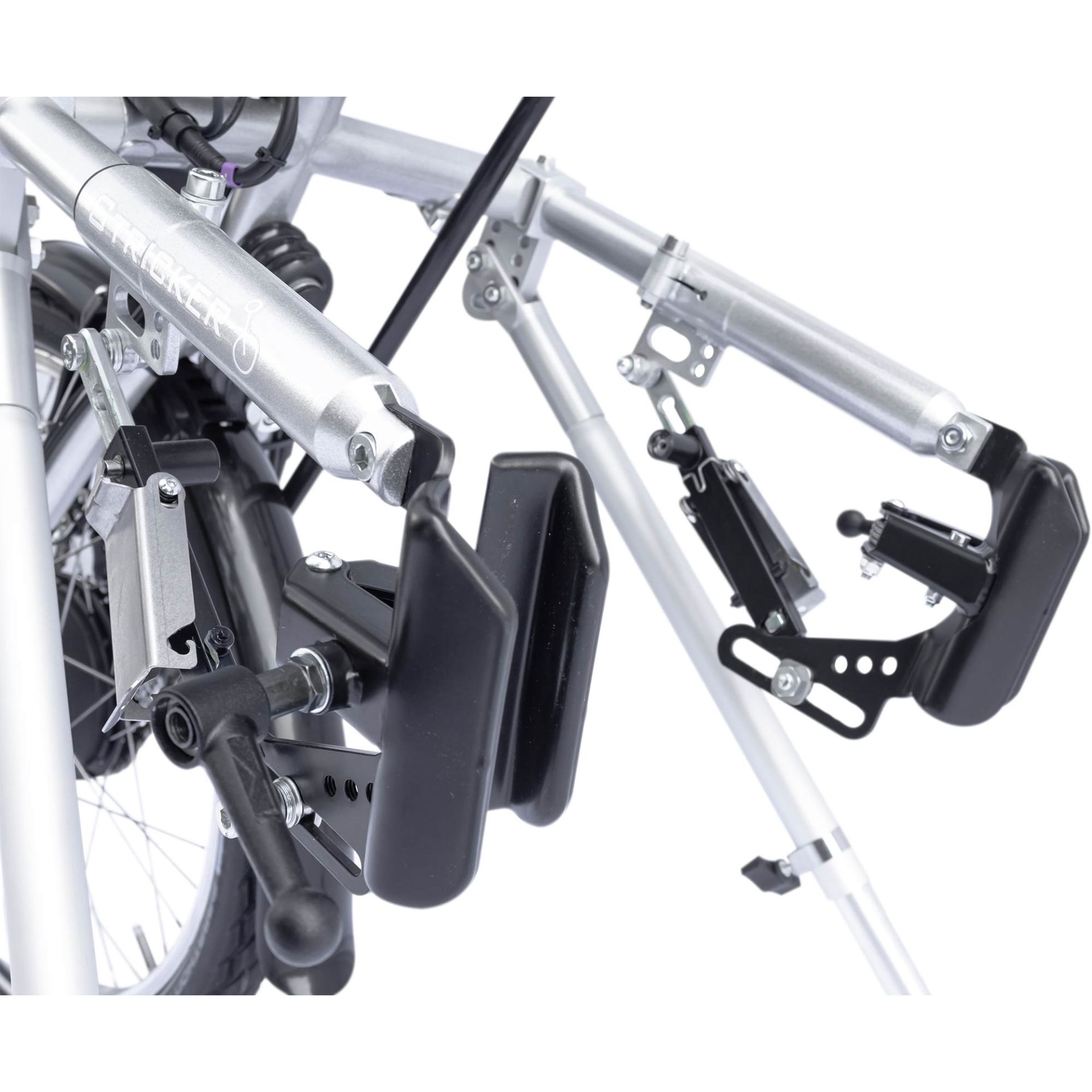 Vélo pour handicapé avec roue 20 pouces et cadre robuste en molybdène