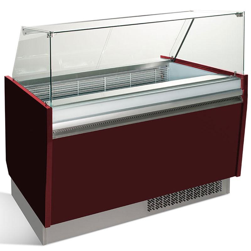 Vitrine de présentation glacier 10+10 bacs - ESTI Multicouleurs - Terre_2