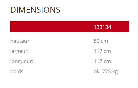 Jardinières Brno 133134 - Komserwis - Hauteur 80 cm - Béton sablé ou peint_2