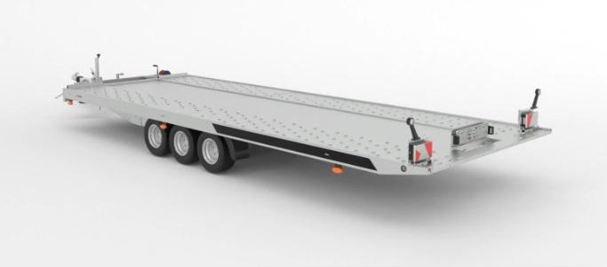 Remorque porte voiture-plateau - 5,80 X 2,06 M - 3500 KG - MARTZ GTKIPPBAR 580/3_2