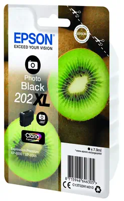 Singlepack Photo Black 202XL Claria Premium Ink_2