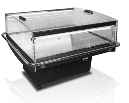 Bac réfrigéré libre service - Dimensions intérieures L1075 x P705 x H295 mm - Température -1 à +5 °C - Roulettes solides_2