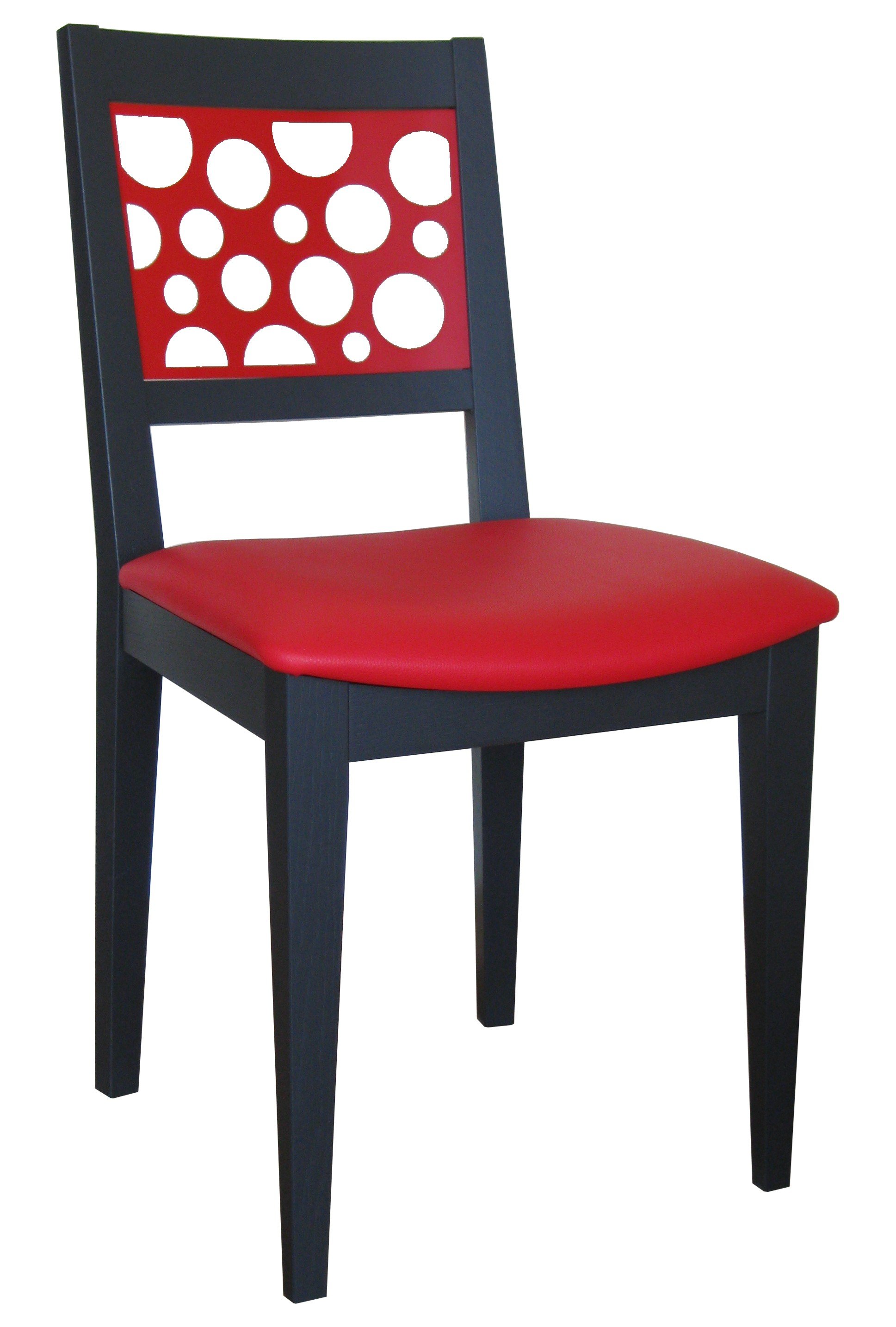 Chaise Julia en bois massif et métal - fabrication française - hêtre ou chêne avec finitions personnalisées_2