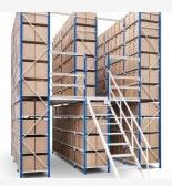 Plateforme sur rayonnage - mezzanine industrielle sur mesure - jusqu'à 3 niveaux_2