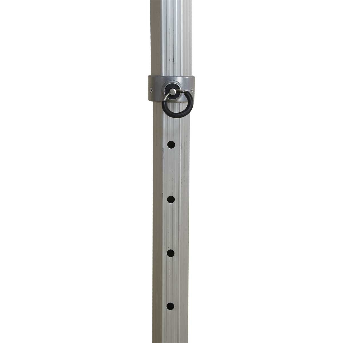 Tente pliante professionnelle 3x3m - Aluminium 50mm - Bâche 520g/m² - Norme M2 - Blanche_2