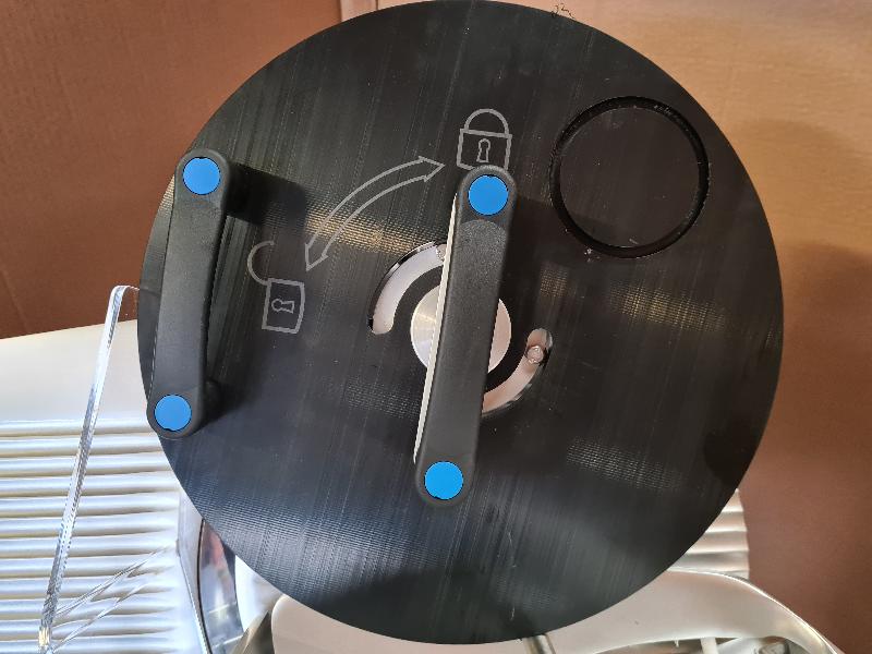 Trancheuse à viande professionnelle - lame extractible - Roussey Ø 350 mm - alimentation monophasée_2