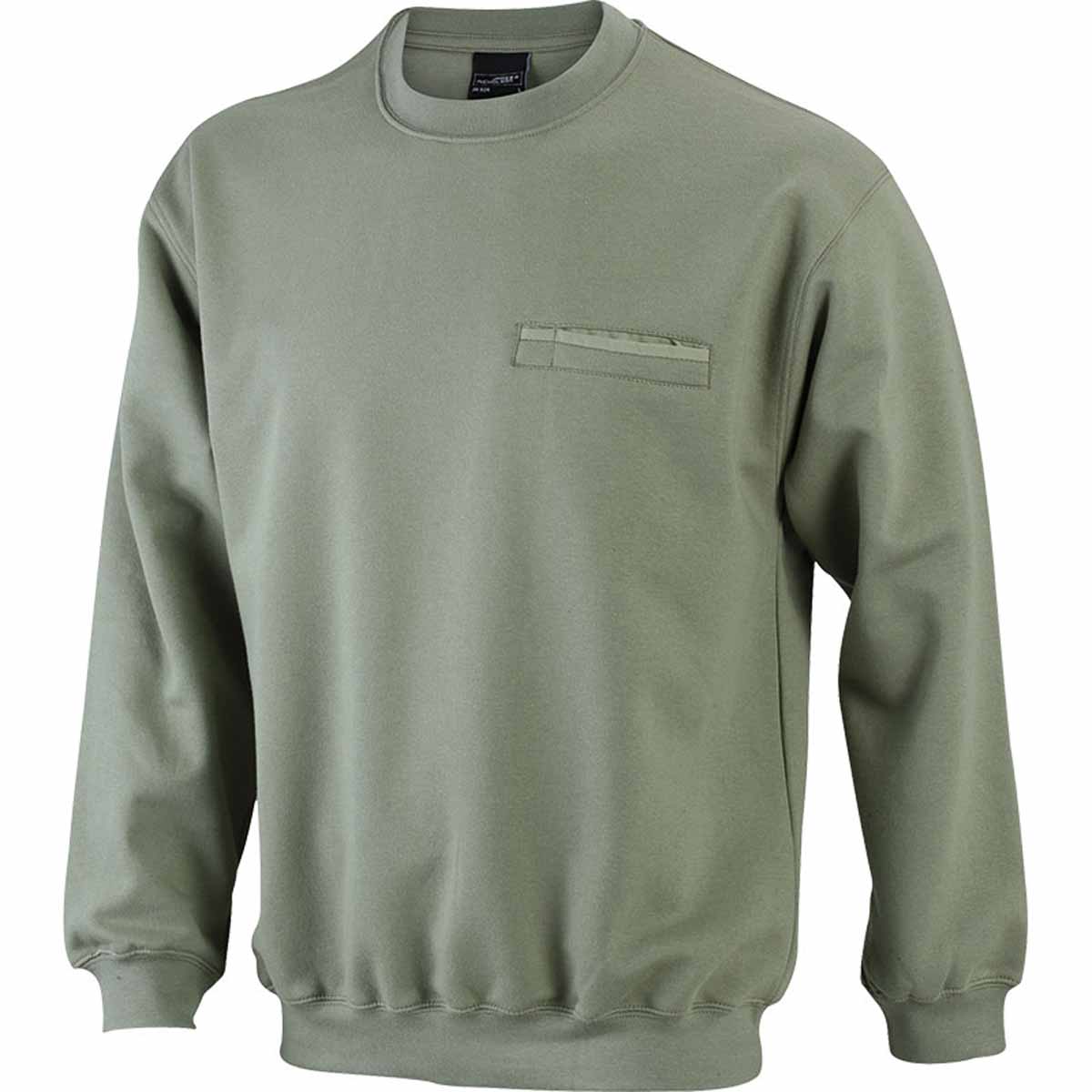 Sweat-shirt de travail pour homme - poche poitrine - disponible du S au 3XL - intérieur molletonné - modèle JN924_2