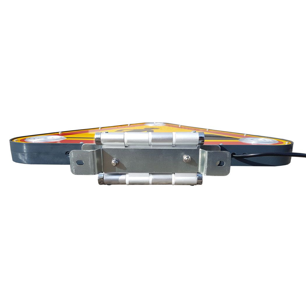 Triangle LED d'intervention pour chantier - Triflash avec film rétroréfléchissant AK5, 12 LEDs dernière génération, taille 500mm ou 700mm_2