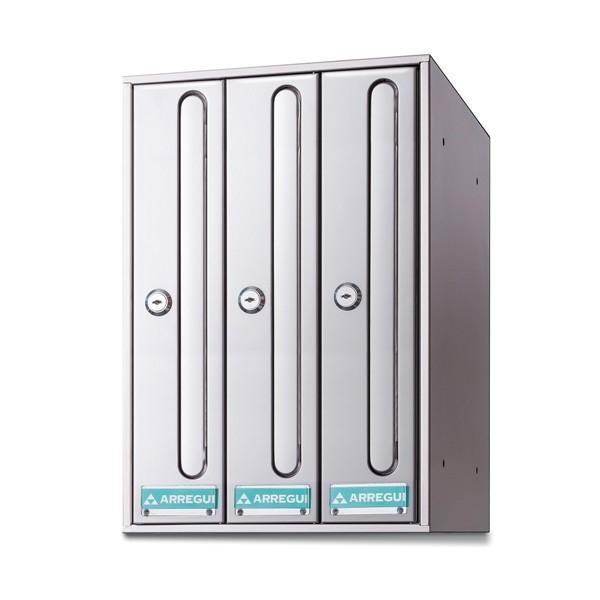 Boîte aux lettres collective - Front Arregui - Intérieur - Acier inoxydable - Verrou Niveau 1 EN-13724_2