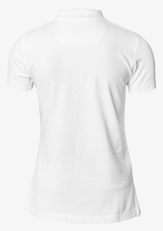 Polo extensible de luxe - Harvard V-Neck Femme - Blanc - Nimbus_2