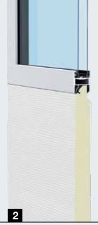 Porte sectionnelle industrielle motorisée - APU F40 Basic - Socle en acier à rainures et vastes vitrages_2