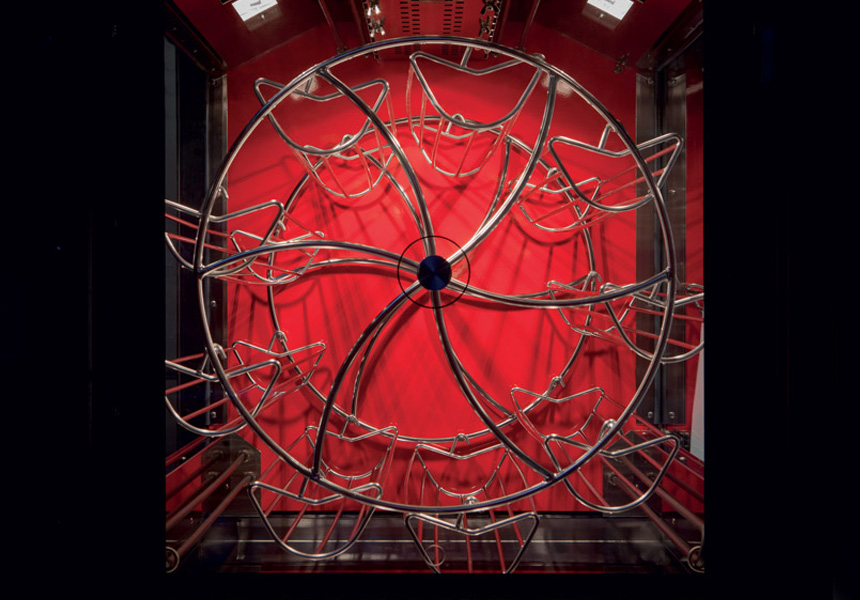 Rôtissoire électrique avec capacité de 20 à 45 volailles par heure