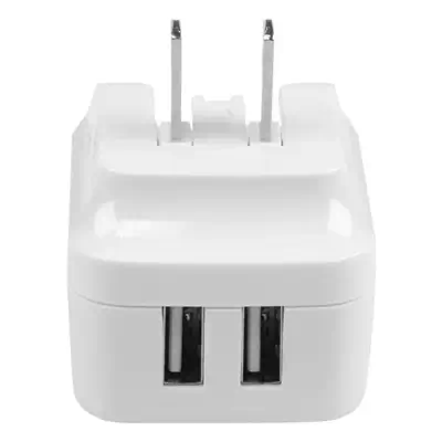 Chargeur mural USB à  2 ports - Haute puissance 17W / 3,4A - Chargeur de voyage international - Blanc_2