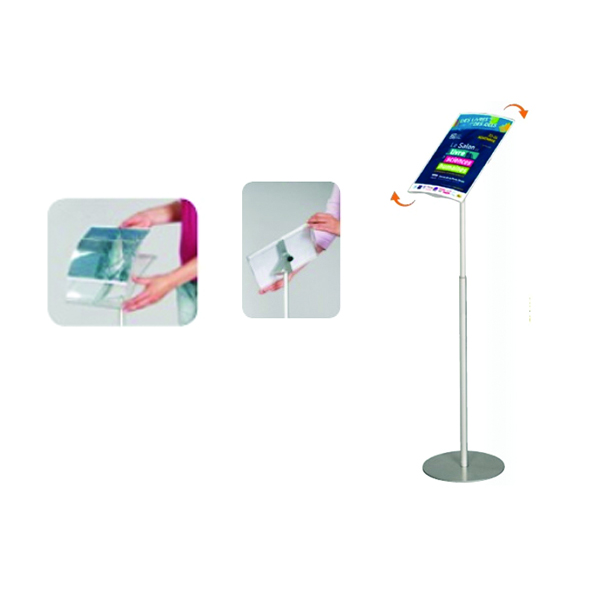 Porte-affiche a5 sur pied télescopique - réf.216407_2