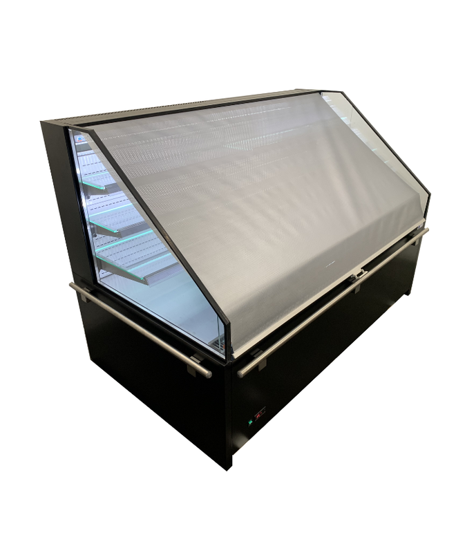 Vitrine réfrigérée semi-verticale 3 niveaux MILANO SUSHI - EORION SU13 3 niv et EORION SU20 3 niv - 1330 mm et 1955 mm de largeur - LED - -1°C à +7°C_2