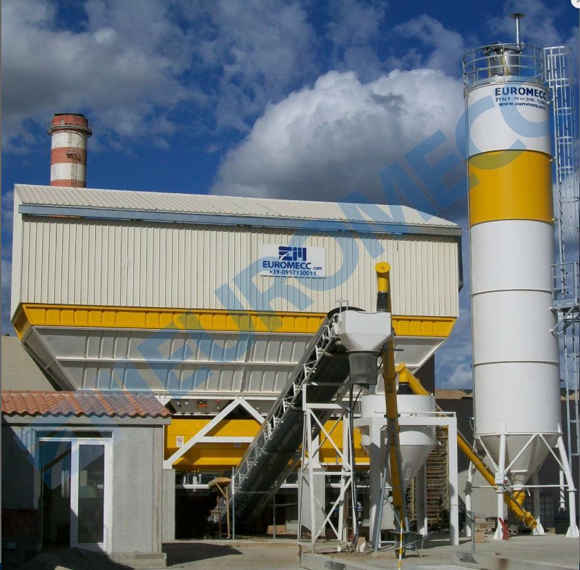 Centrale à béton fixe - Ve - Euromecc - 85 m3/h - Transport en container_2