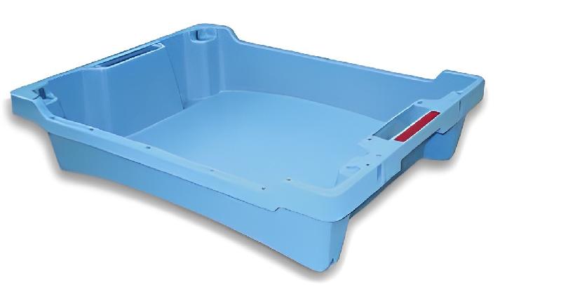 Bac spéciale pêche 600 x 400 - Norme Europe - PEHD - Vendu par lot - Coloris bleu_2