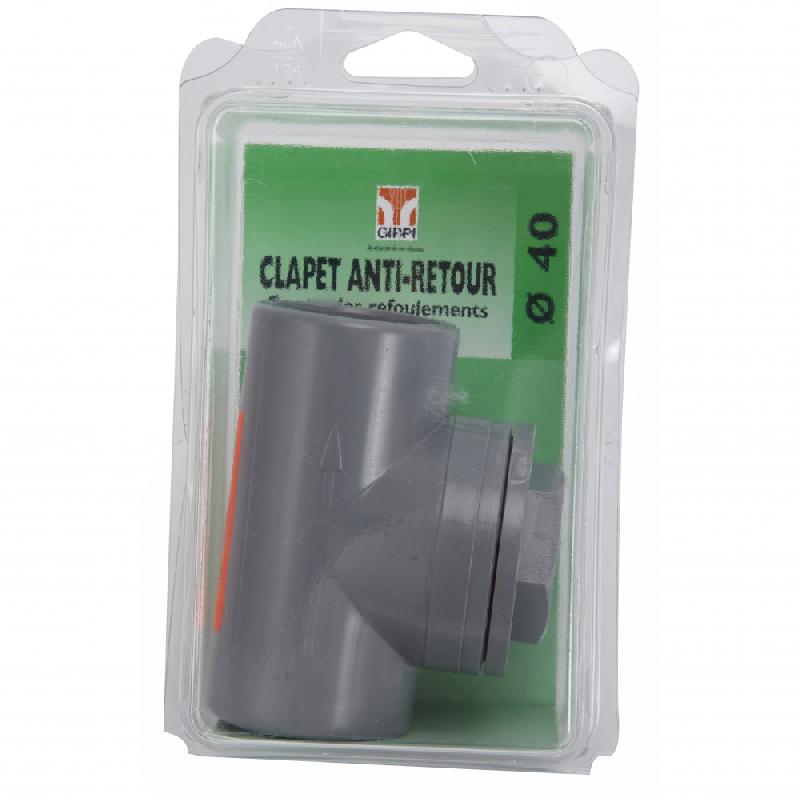 Clapet anti-retour en PVC - à coller - femelle/femelle - diamètre 40 mm_2