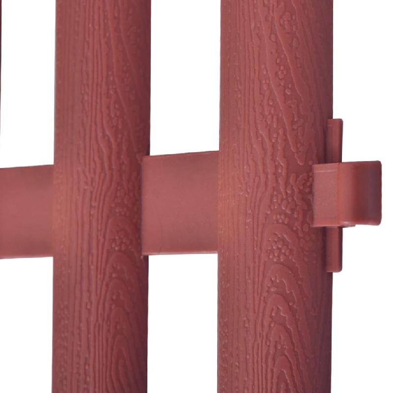 Vidaxl bordures de pelouse 17 pcs 10 m marron 41228_2