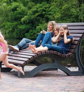 Bain de soleil AVETO - Pour parcs et zones thermales - Longueur 150 cm - ADS EQUIPEMENTS EURL - Lames premium sans échardes_2