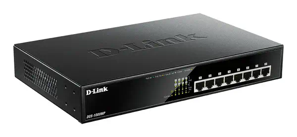 D-Link DGS-1008MP commutateur réseau Non-géré Gigabit Ethernet (10/100/1000) Connexion Ethernet, sup_2