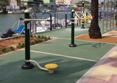 Parcours de santé - pack de promotion 4D - sports urbains - dimensions : 135 cm x 50 cm x 135 cm - Dubpack 4D_2