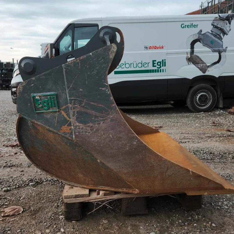 Godet niveleur Egli EPL-TR 160-1600 - OilQuick OQ 65 - 820 l - 1600 mm - Hardox 450/500_2