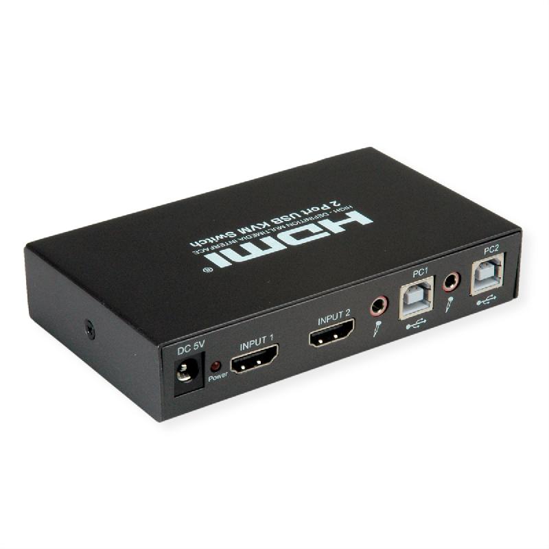 Roline switch kvm, 2 pcs, hdmi 4k, usb_2